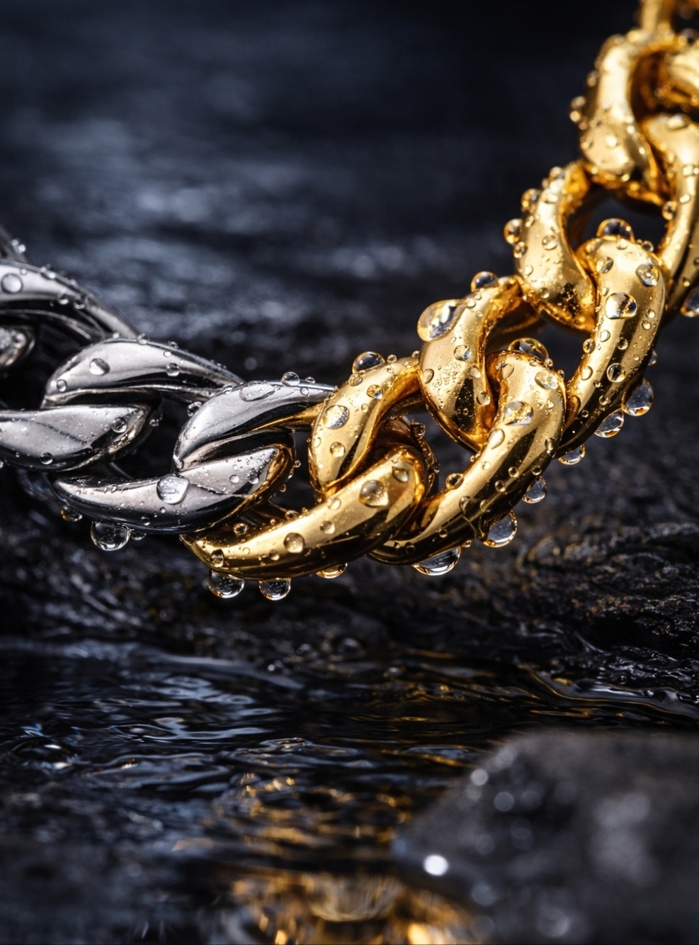 18K Gold Silver Cuban Link Chunky Choker Mob Wife Y2K Streetwear Unisex Necklace - Picture 10 of 12